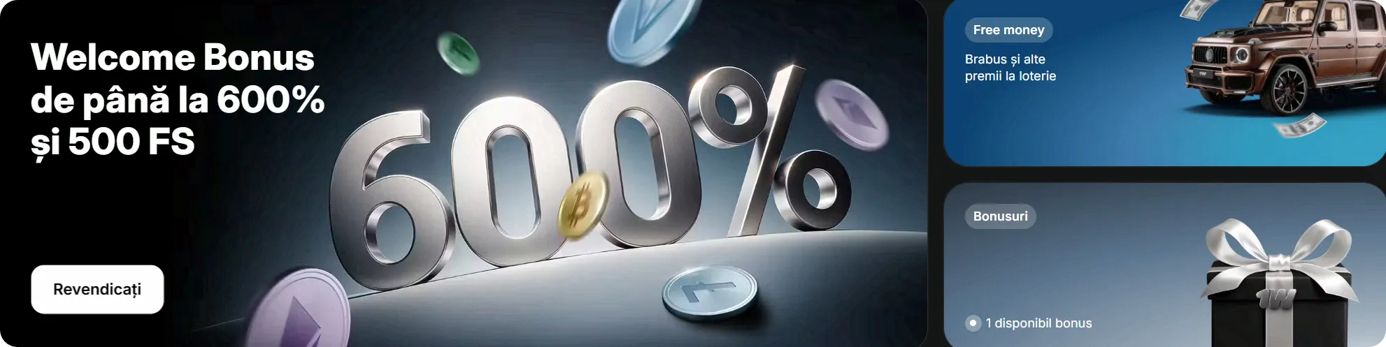 Bonus de bun venit 1Win până la 500% pentru jucători noi din Moldova